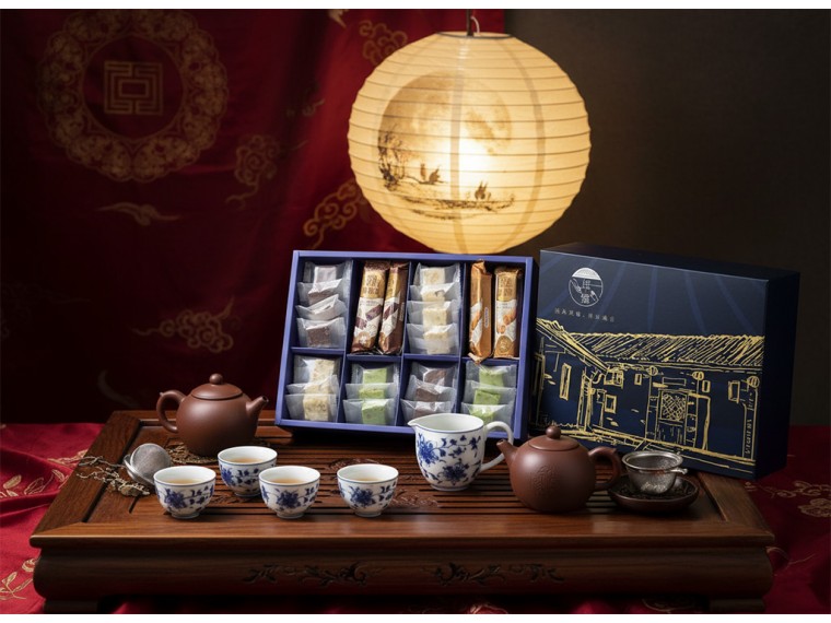 [2025年中秋節禮盒推薦] 御福禮盒BG （20入法式雪千層派+4入餡餡蛋捲） (口味隨機出) (蛋奶素)